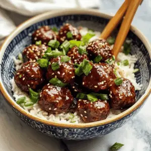Looking for a quick and delicious dinner idea? Try these 30-minute Mongolian Beef Meatballs! Juicy beef meatballs coated in a flavorful soy sauce glaze come together in no time. Perfect for busy weeknights, this recipe is sure to become a family favorite. Save this delightful dish for an easy meal that impresses your loved ones!
