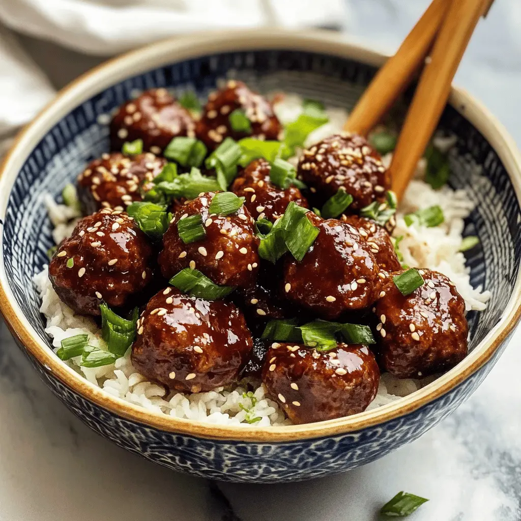 Looking for a quick and delicious dinner idea? Try these 30-minute Mongolian Beef Meatballs! Juicy beef meatballs coated in a flavorful soy sauce glaze come together in no time. Perfect for busy weeknights, this recipe is sure to become a family favorite. Save this delightful dish for an easy meal that impresses your loved ones!