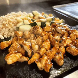 Bring the taste of the hibachi grill to your home with this delicious Blackstone Hibachi Chicken recipe! Featuring juicy marinated chicken cooked to perfection alongside fresh veggies, this dish is perfect for gatherings or a cozy family dinner. Save this pin and impress your loved ones with a flavorful meal that’s easy to make on the griddle!