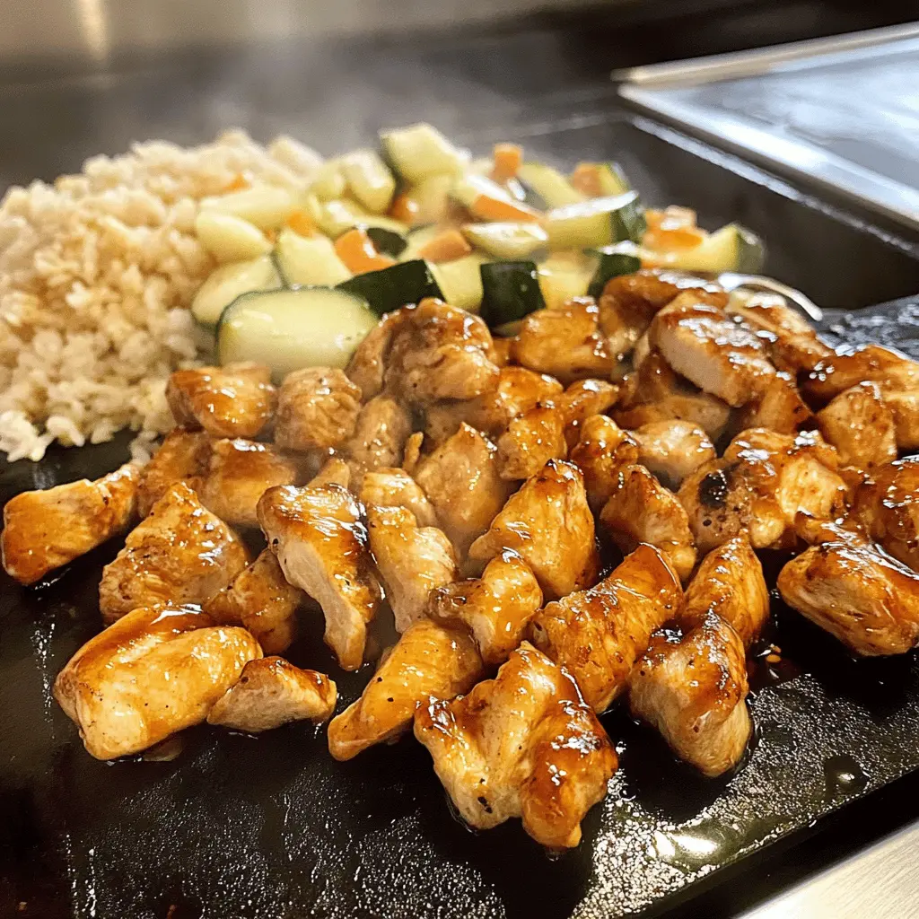 Bring the taste of the hibachi grill to your home with this delicious Blackstone Hibachi Chicken recipe! Featuring juicy marinated chicken cooked to perfection alongside fresh veggies, this dish is perfect for gatherings or a cozy family dinner. Save this pin and impress your loved ones with a flavorful meal that’s easy to make on the griddle!