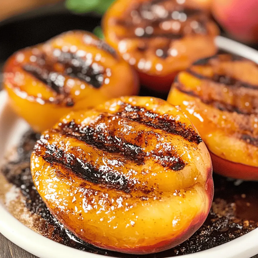 Sweeten up your summer nights with these Brown Sugar Grilled Peaches! This quick and easy recipe highlights the juicy goodness of fresh peaches caramelized to perfection, making it a delightful treat. Perfect for a BBQ or as a warm dessert, save this pin for a deliciously fruity experience that's sure to impress your guests!