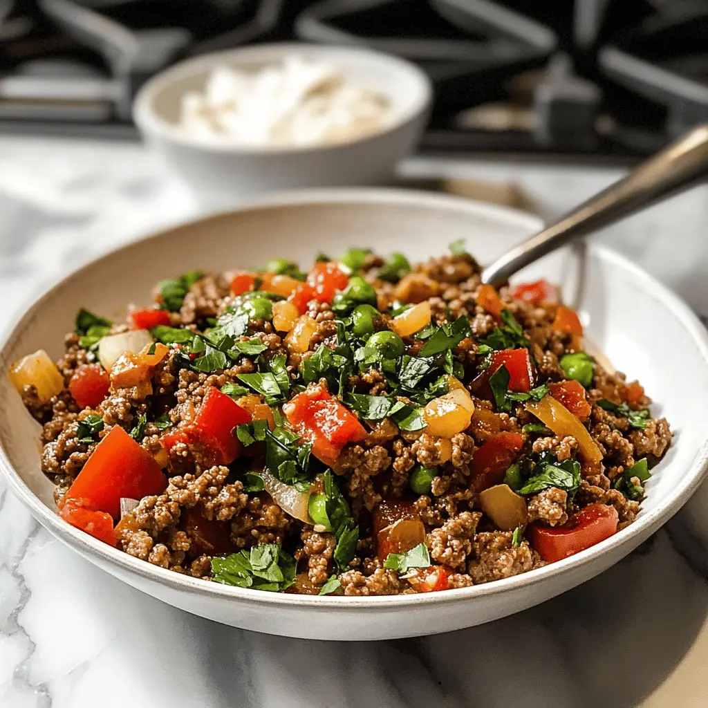 This Mediterranean Ground Beef Stir Fry is the perfect blend of vibrant flavors and quick preparation! Filled with juicy ground beef, colorful veggies, and aromatic seasonings, it's a wholesome meal that brings a taste of the Mediterranean right to your table. Save this recipe for a busy weeknight dinner or a delightful weekend cookout with friends!