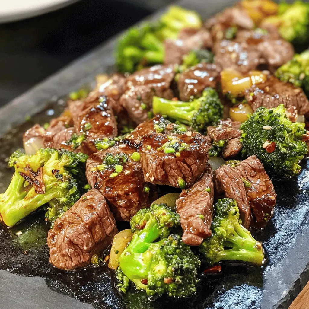 Whip up a family favorite with this Easy Beef and Broccoli recipe on the Blackstone griddle! Tender beef strips and vibrant broccoli blend perfectly with a savory sauce for a dish that's bursting with flavor. Ideal for busy weeknights or weekend gatherings, save this pin for a quick and delicious meal anytime! Enjoy restaurant-quality stir-fry at home!