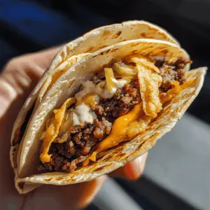 Get ready for a fun twist on taco night with these Easy Smash Burger Tacos! With juicy beef patties, melted cheese, and your favorite toppings all wrapped in a warm tortilla, this dish brings the best of both worlds to your table. Perfect for weeknight dinners or a casual gathering. Don't forget to save this recipe for your next taco craving!
