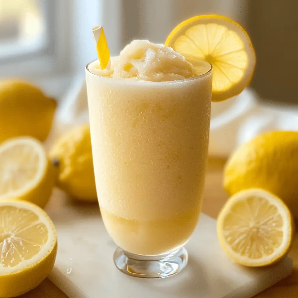 Beat the heat with this refreshing Frozen Lemonade recipe! Made with fresh lemons, sugar, and ice, it's the perfect blend of tangy and sweet. This simple drink is ideal for summer gatherings, picnics, or any day you need a cool treat. Don’t forget to save this easy recipe for your next sunny day!