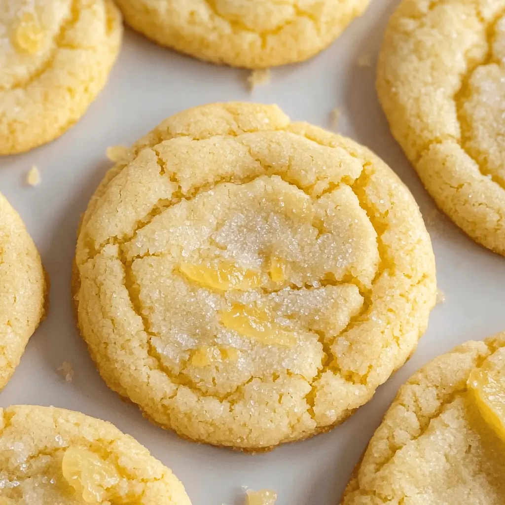Brighten up your dessert table with these delightful Lemon Sugar Cookies! With a perfect balance of sweet and tangy flavors, these cookies are soft, chewy, and irresistibly fresh. Ideal for gatherings or a sweet afternoon treat. Save this recipe now and enjoy lemony goodness any time! 🍋✨