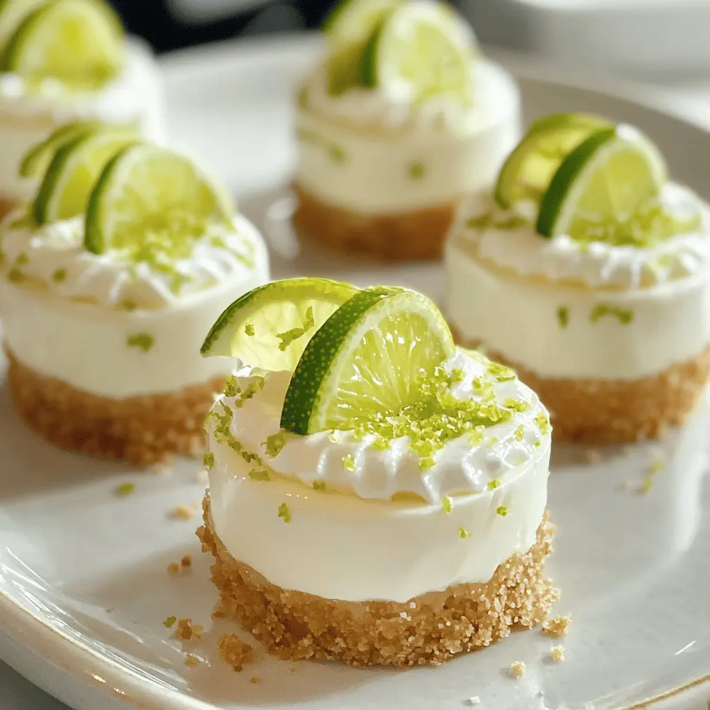 Fresh, zesty, and oh-so-easy! These no-bake mini key lime pies are the perfect dessert for any occasion. With a creamy lime filling sitting on a crunchy crust, each bite is a delightful burst of flavor. They're simple to prepare, making them ideal for summer gatherings or a sweet treat after dinner. Save this recipe and impress your friends and family with these adorable mini delights!