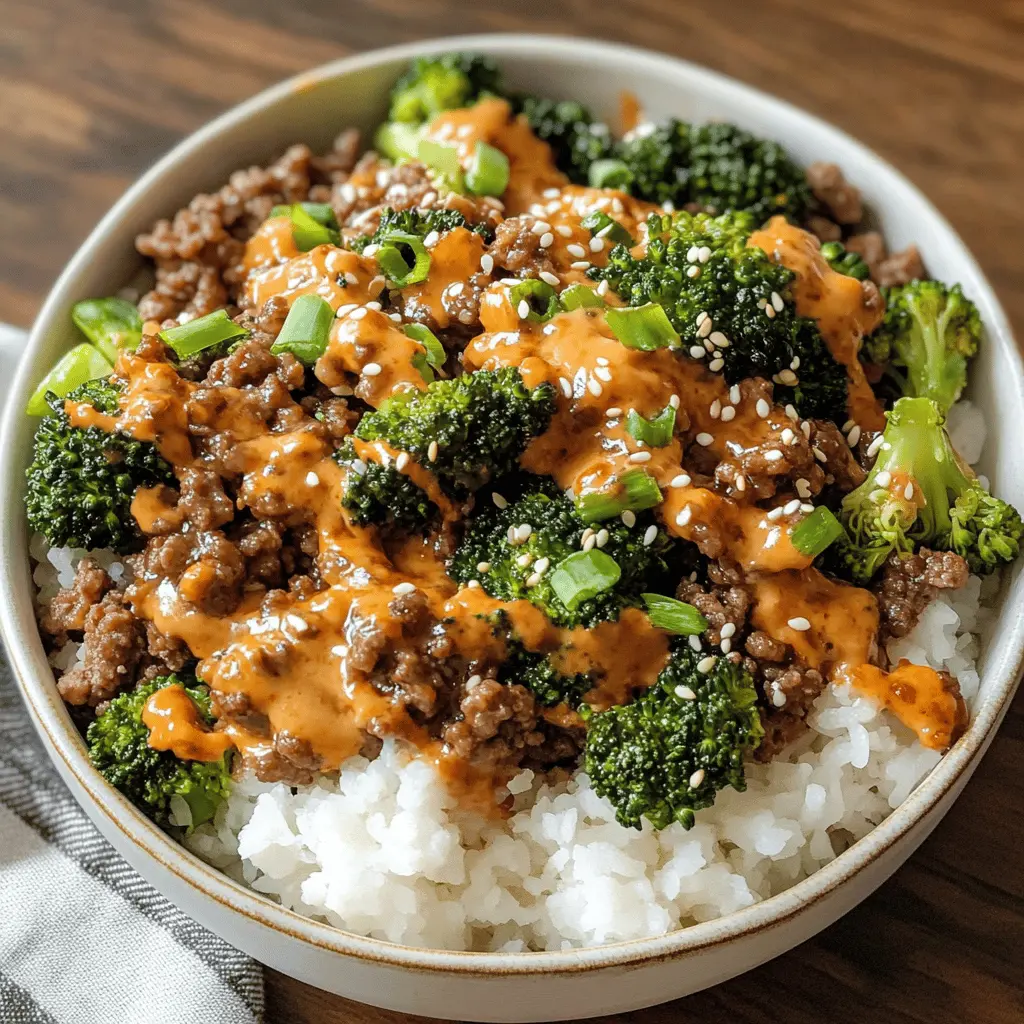 This Teriyaki Ground Beef and Broccoli dish is a delightful blend of savory flavors! With tender ground beef and crisp broccoli, it's simple yet satisfying, especially when drizzled with homemade yum yum sauce. Perfect for a quick weeknight dinner or meal prep. Save this recipe to make a delicious meal any time you need a comforting boost!
