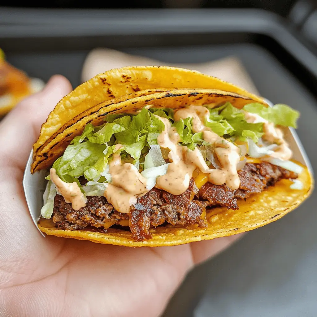 Get ready for a flavor explosion with these Original Smash Burger Tacos! Featuring juicy, crispy smashed beef, gooey cheese, and fresh toppings all wrapped in warm tortillas, this recipe is a fun twist on classic burgers. Perfect for taco night or a quick weeknight dinner! Save this pin and bring the party to your table!