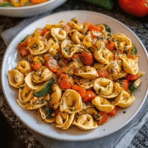 Brighten up your dinner table with this vibrant tortellini recipe! Featuring fresh sautéed vegetables like bell peppers, zucchini, and spinach, this dish is packed with color and flavor. Perfect for busy weeknights or a cozy gathering, save this recipe to whip up a delicious and satisfying meal any time you need a quick fix!