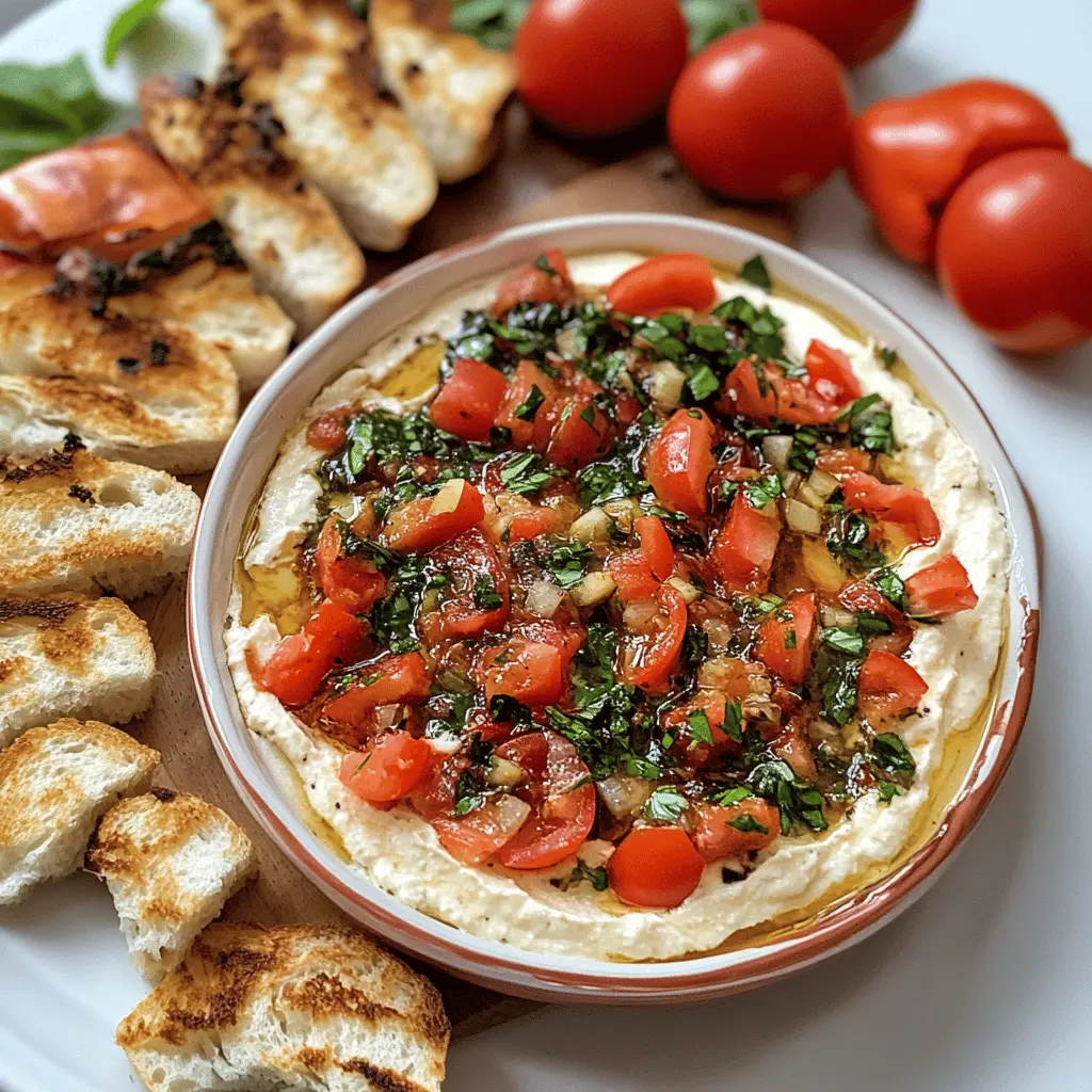 Easy Bruschetta Dip for Parties