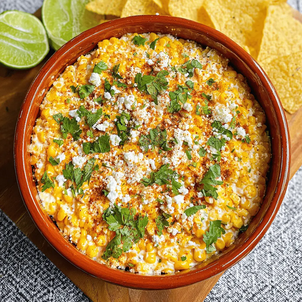 Easy Mexican Street Corn Dip Recipe