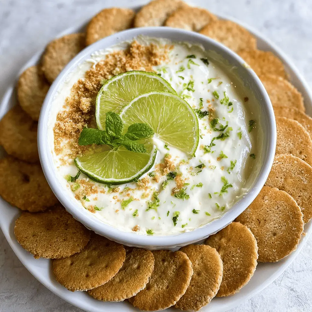 Easy Key Lime Pie Cheesecake Dip Recipe