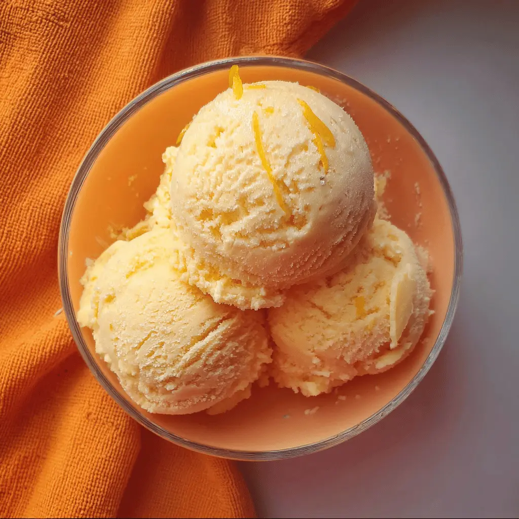 Easy Homemade Orange Sherbet Recipe by Alton Brown