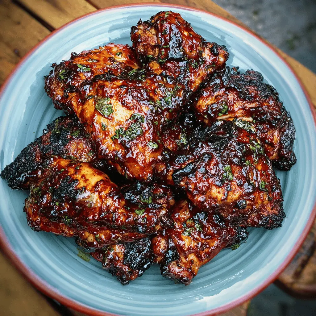 Easy Sticky Spicy BBQ Chicken Recipe
