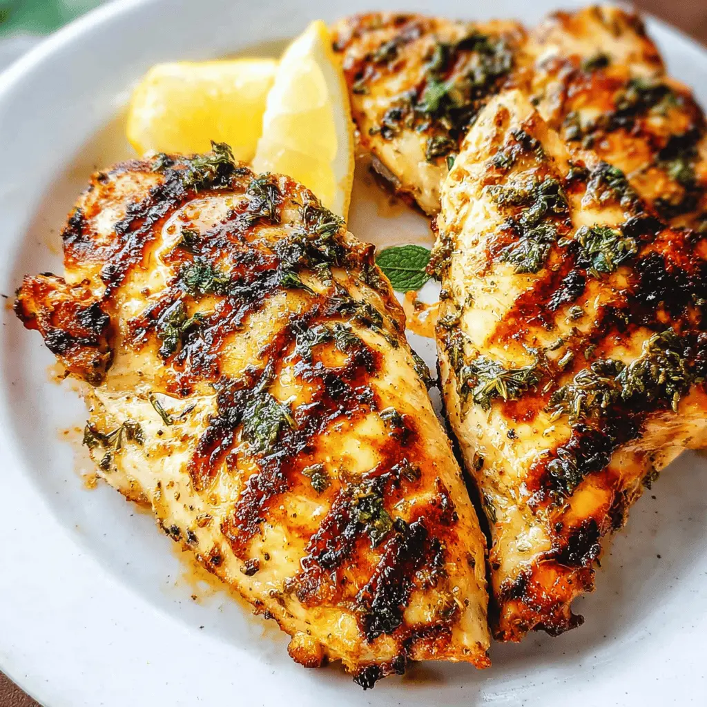 Easy Italian Grilled Chicken Recipe