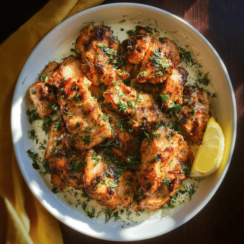 Easy Yogurt Marinated Chicken Recipe