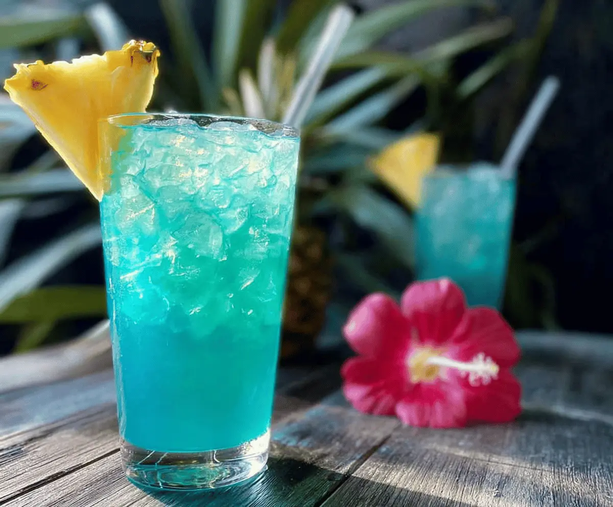 Easy Blue Hawaiian Mocktail Recipe