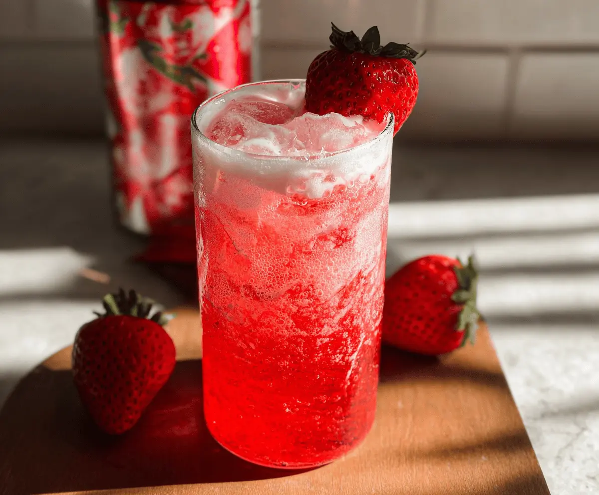 Refreshing Strawberry Cream Soda Recipe