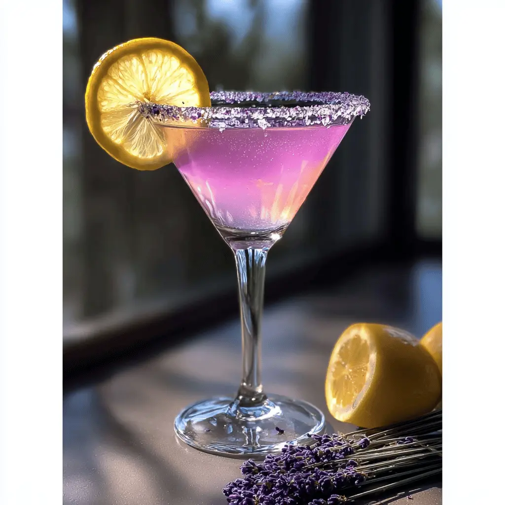 Easy Lavender Lemon Drop Martini Recipe
