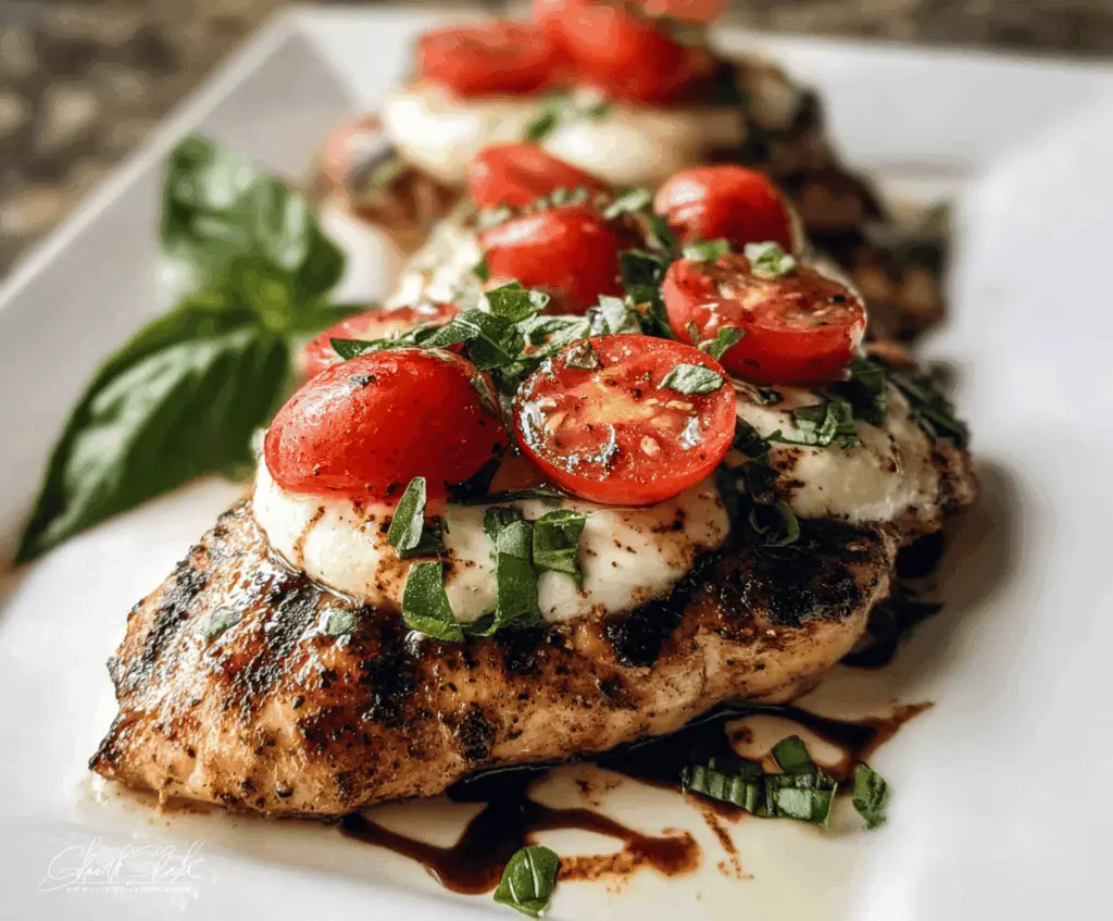 Easy Grilled Chicken Caprese Salad Recipe