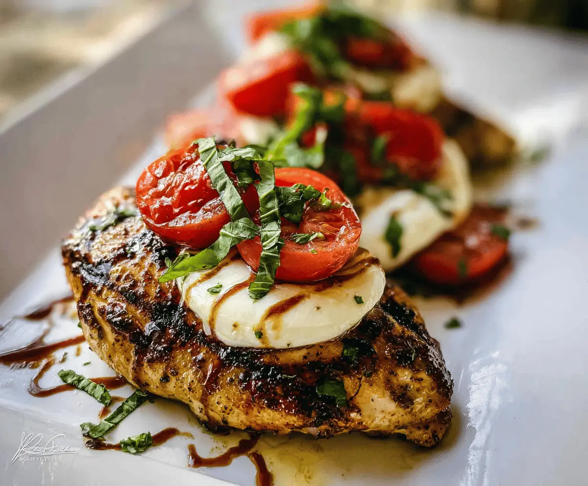 Easy Grilled Chicken Caprese Salad Recipe