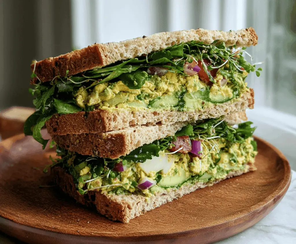 Easy Green Goddess Salad Sandwich Recipe