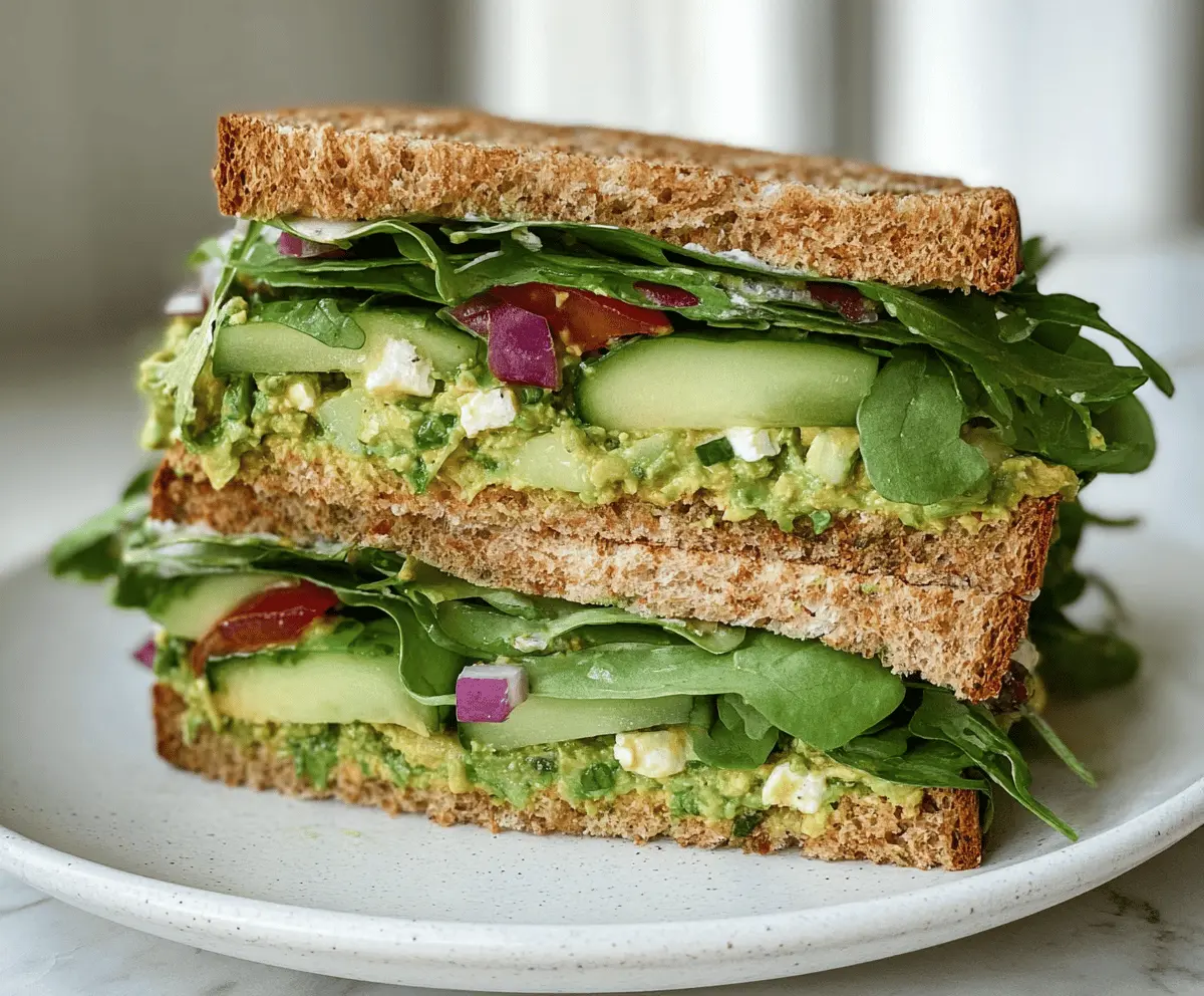Easy Green Goddess Salad Sandwich Recipe