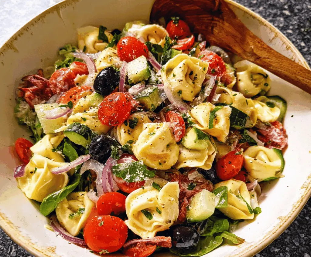 Easy Italian Tortellini Salad Recipe