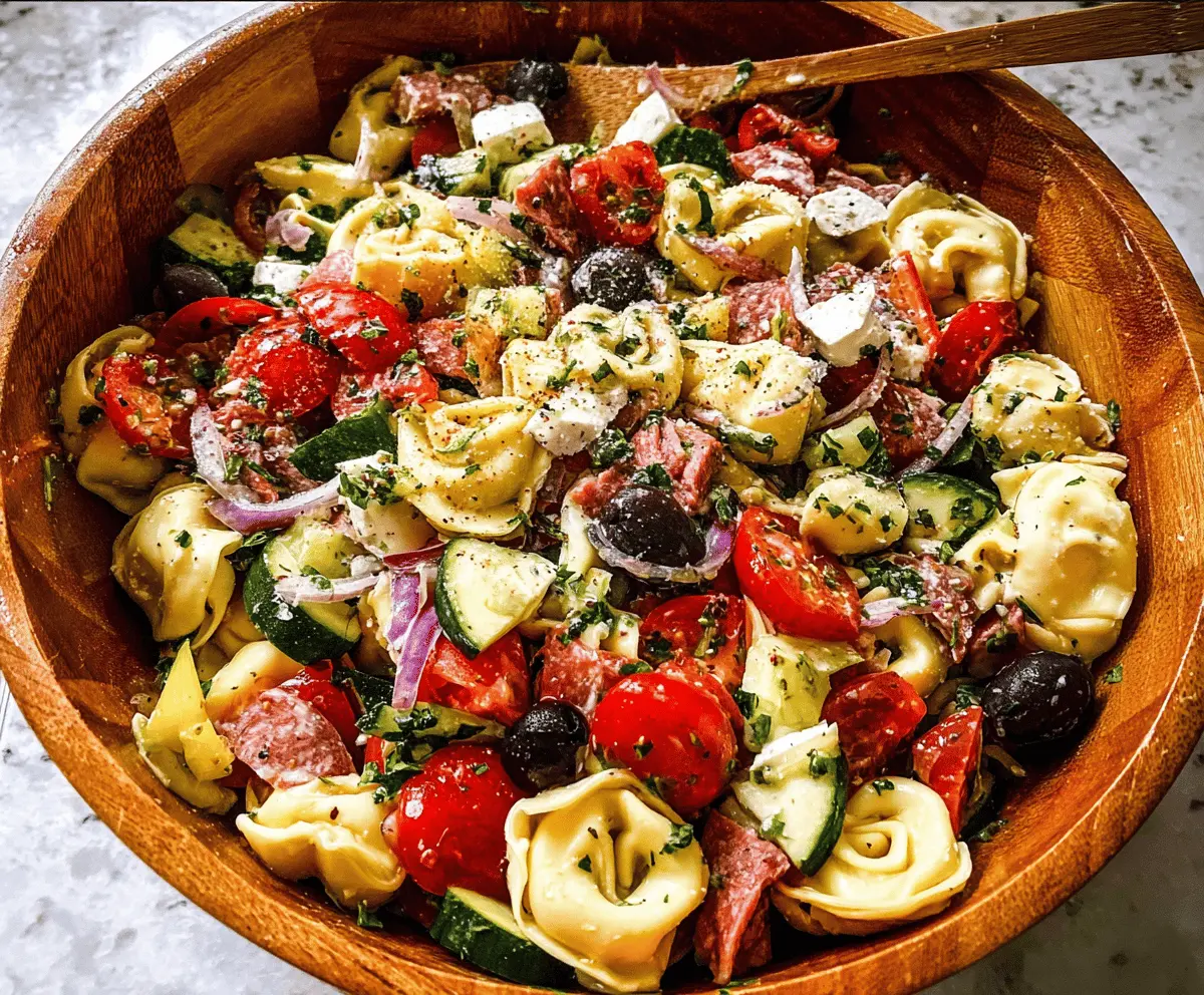 Easy Italian Tortellini Salad Recipe