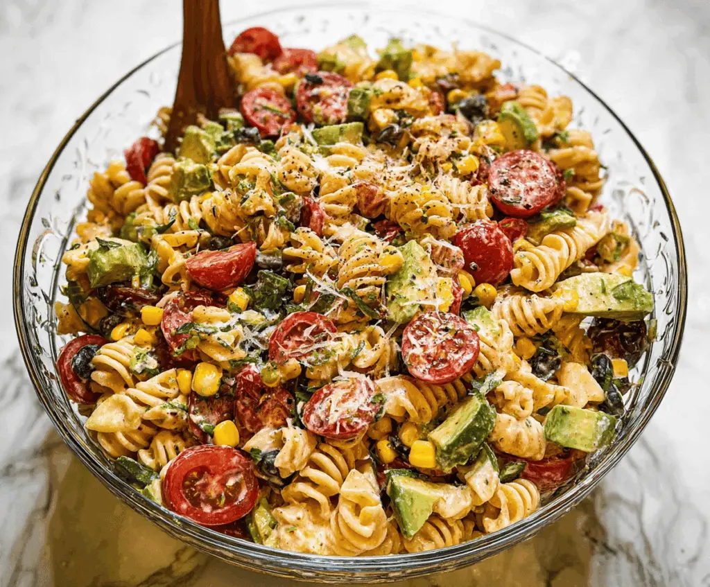 Easy Mexican Pasta Salad Recipe for Summer