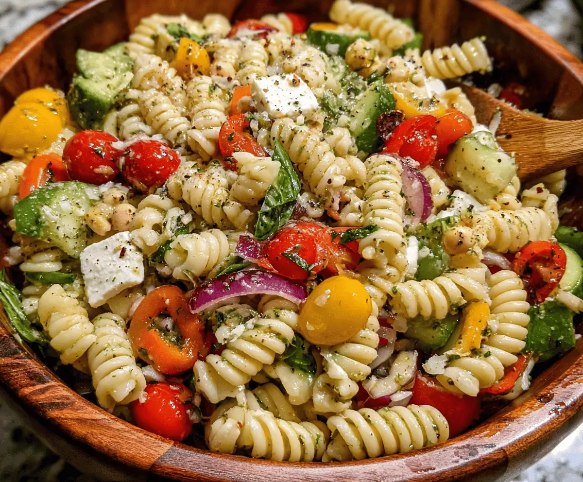 Easy Summer Pasta Salad Recipe