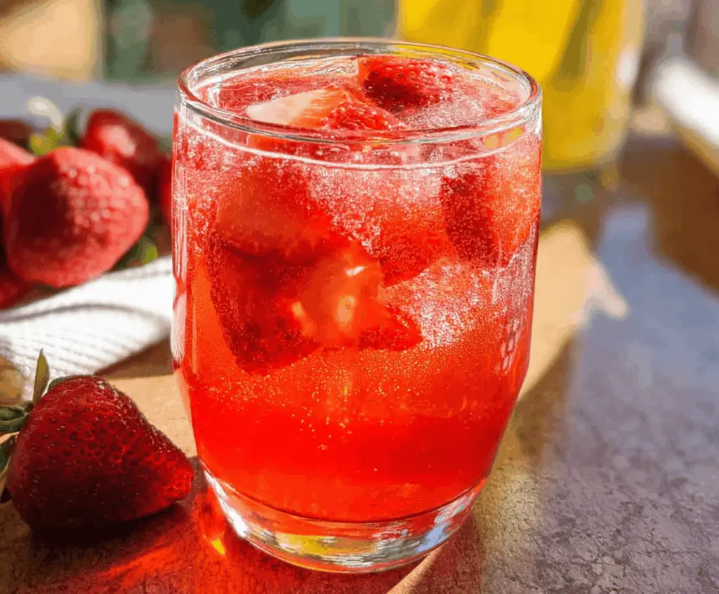 Easy Homemade Strawberry Punch Recipe