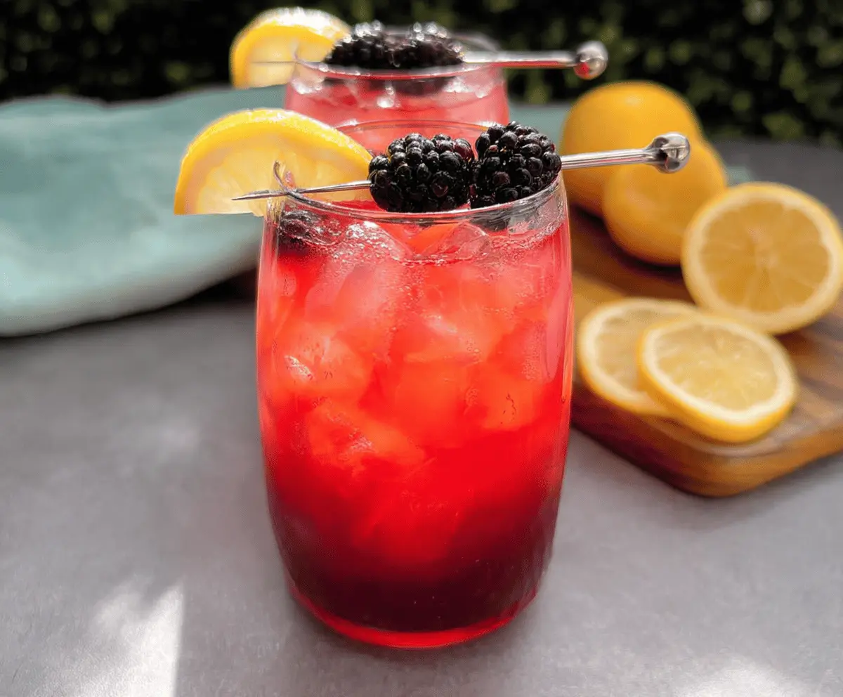 Easy Fresh Blackberry Lemonade Recipe