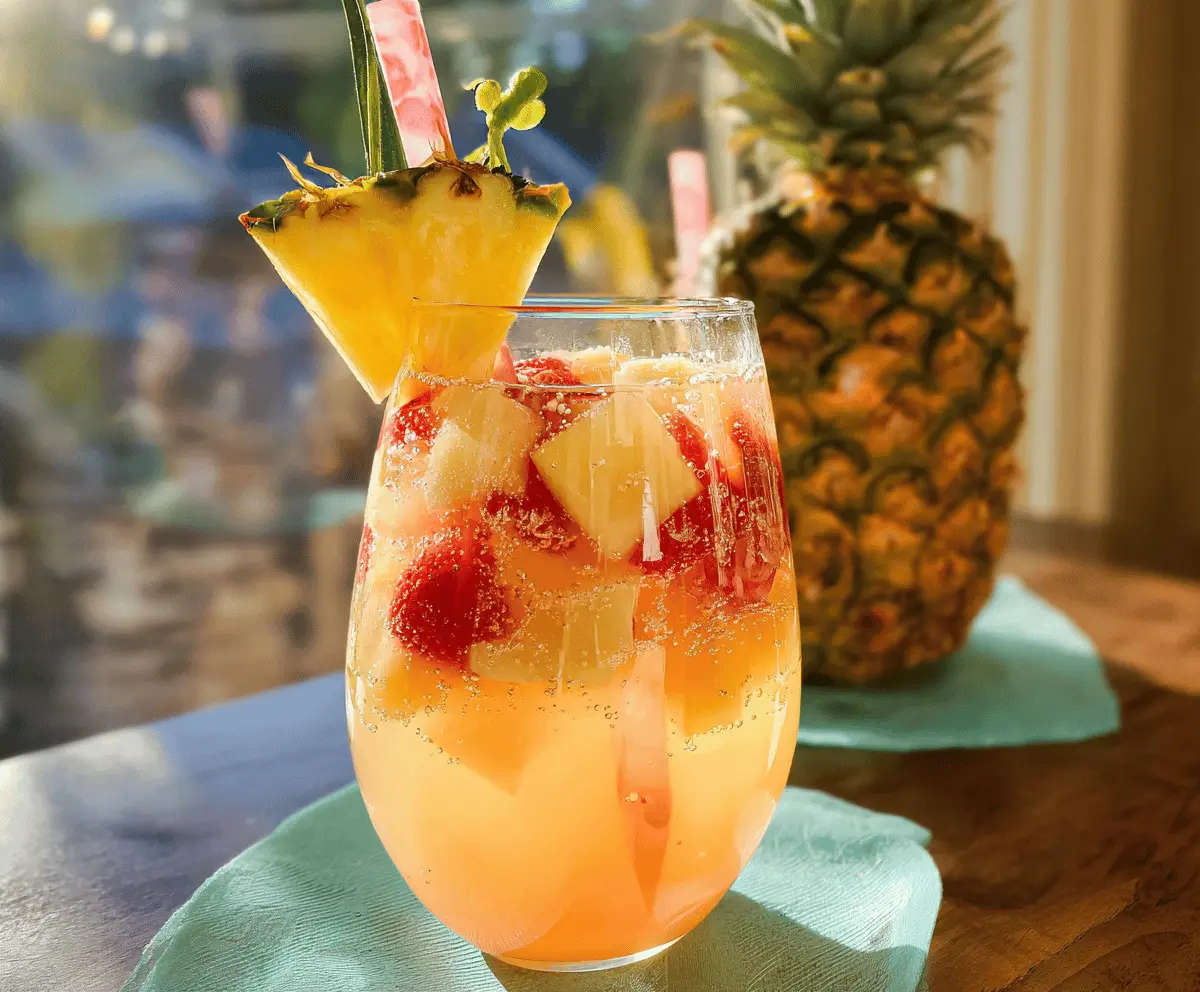 Easy Pina Colada Sangria Recipe