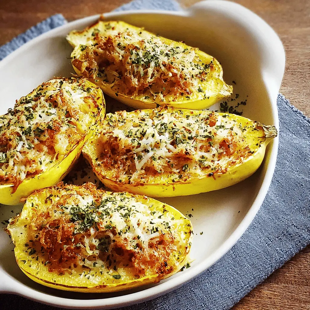 Easy Cheesy Stuffed Yellow Squash Recipe