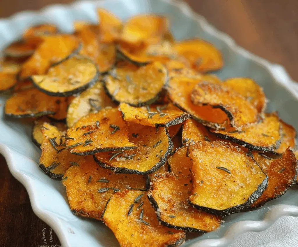 Easy Baked Zucchini Chips Recipe