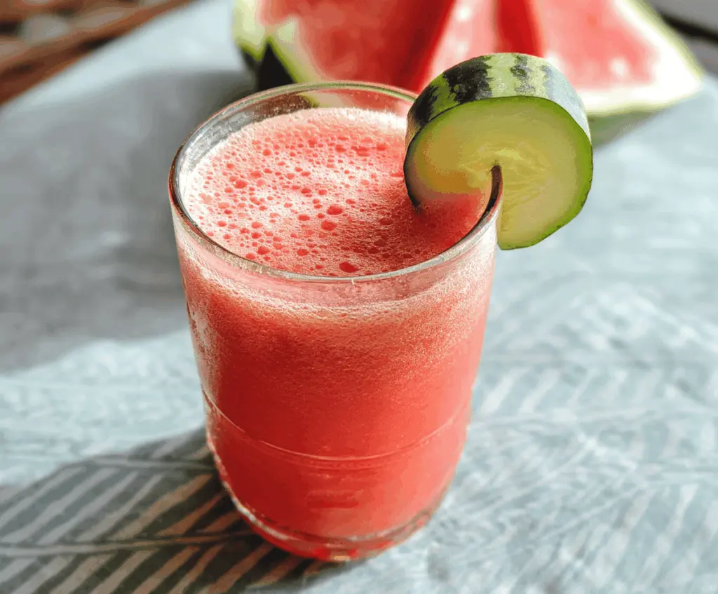 Refreshing Cucumber Watermelon Smoothie Recipe