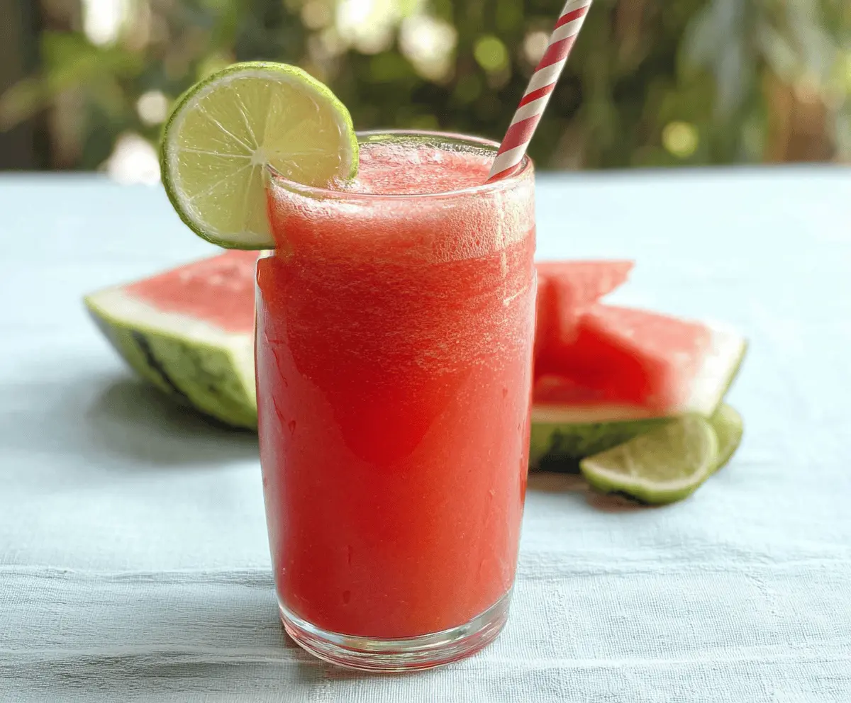 Refreshing Cucumber Watermelon Smoothie Recipe