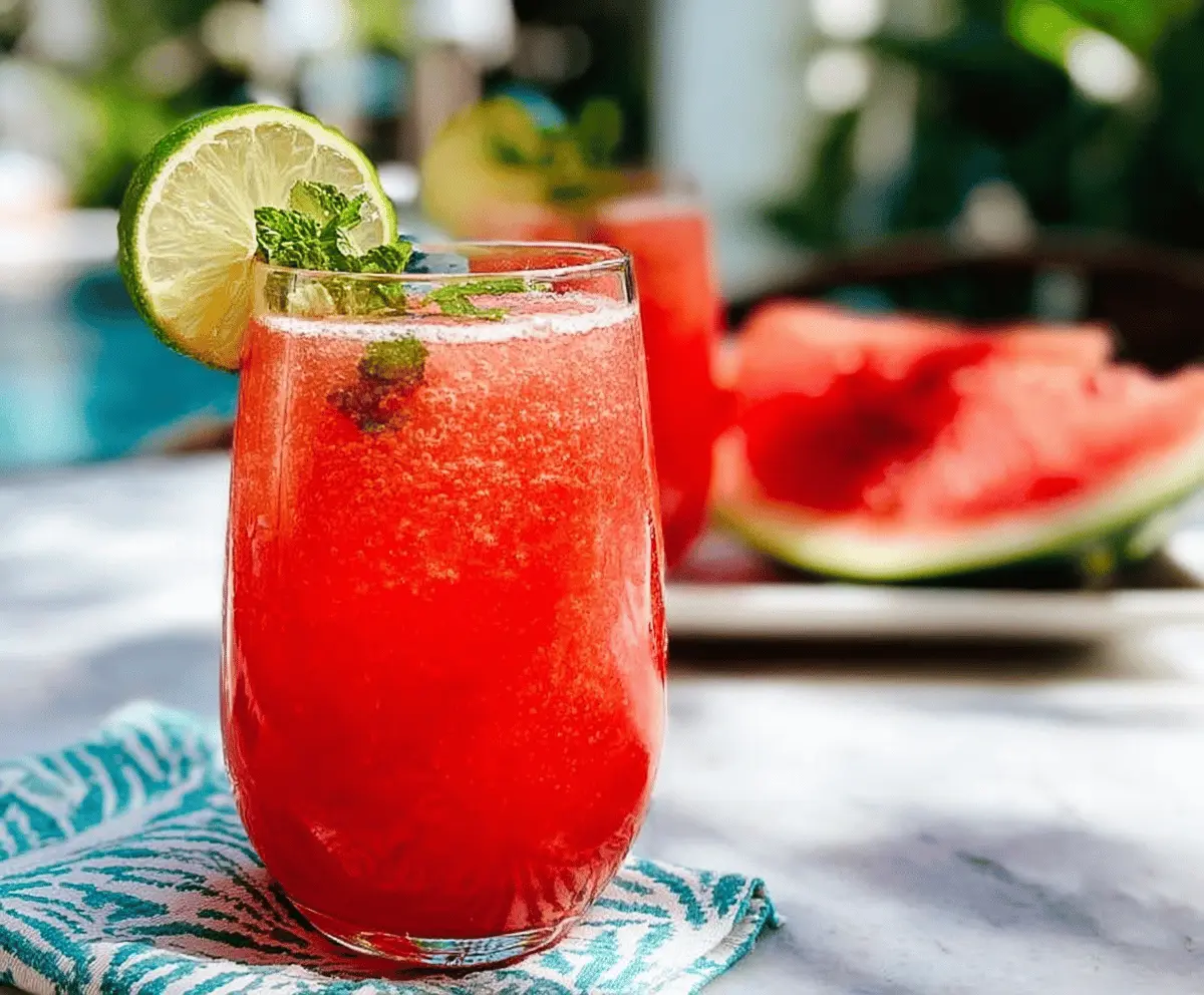 Easy Refreshing Watermelon Agua Fresca Recipe