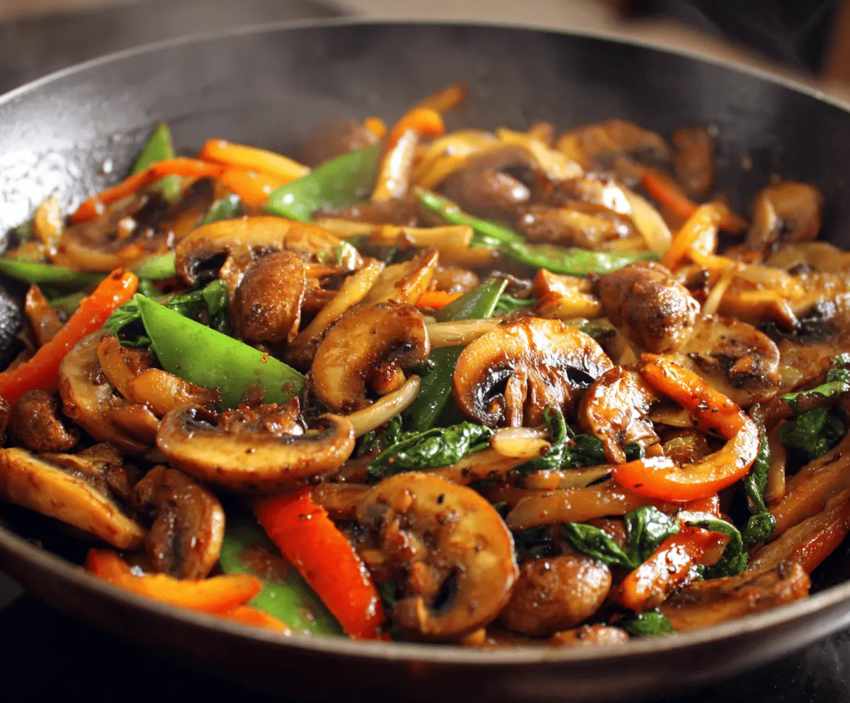 Vegan Mushroom Stir-Fry