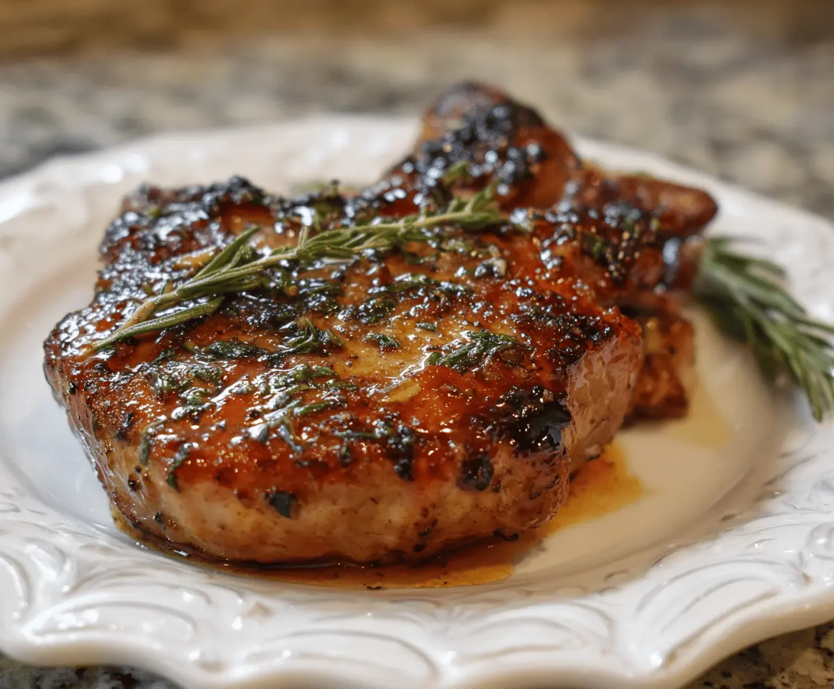 Honey Glazed Pork Chops