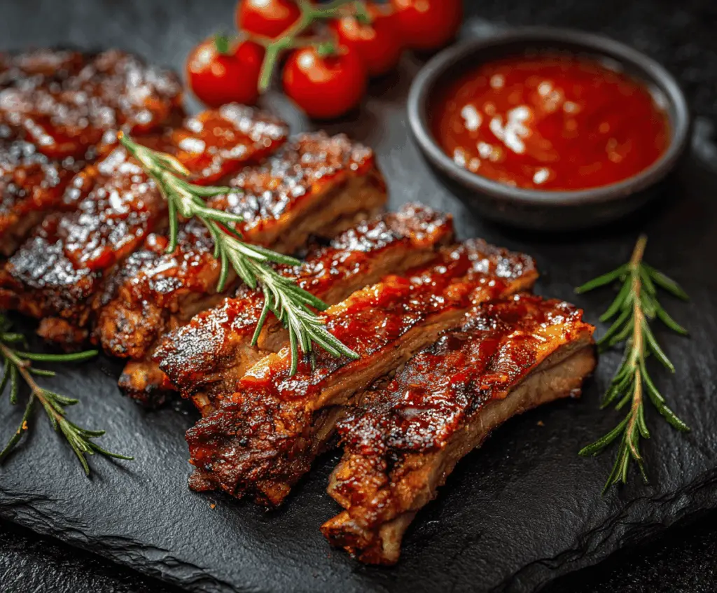 BBQ Ribs with Tomato Sauce