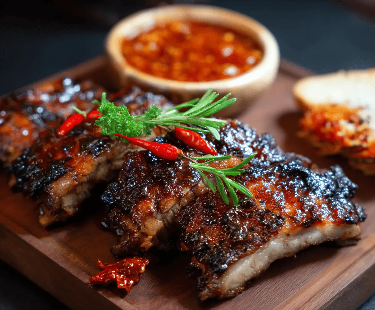 BBQ Ribs with Tomato Sauce