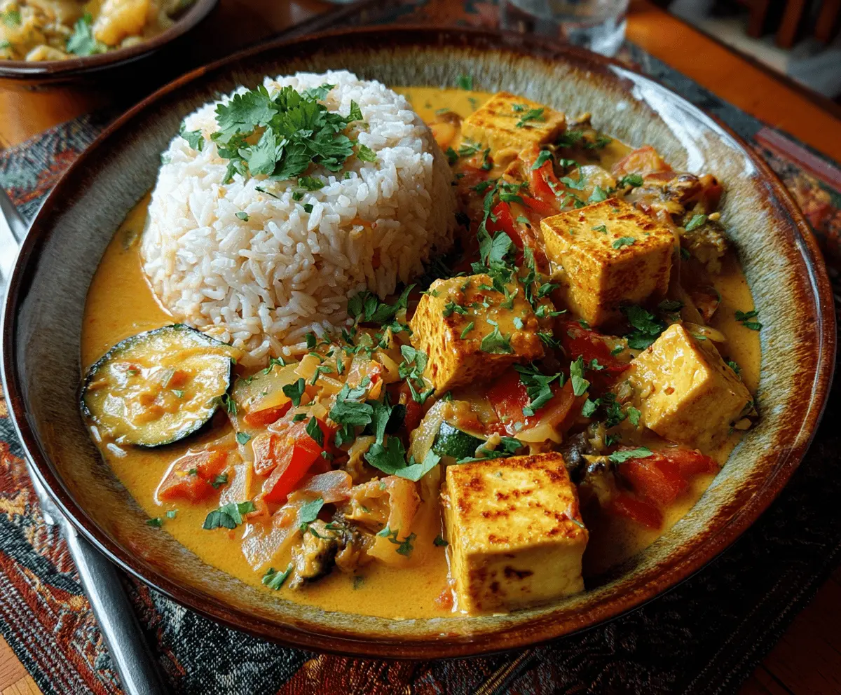 Tofu Vegetable Curry
