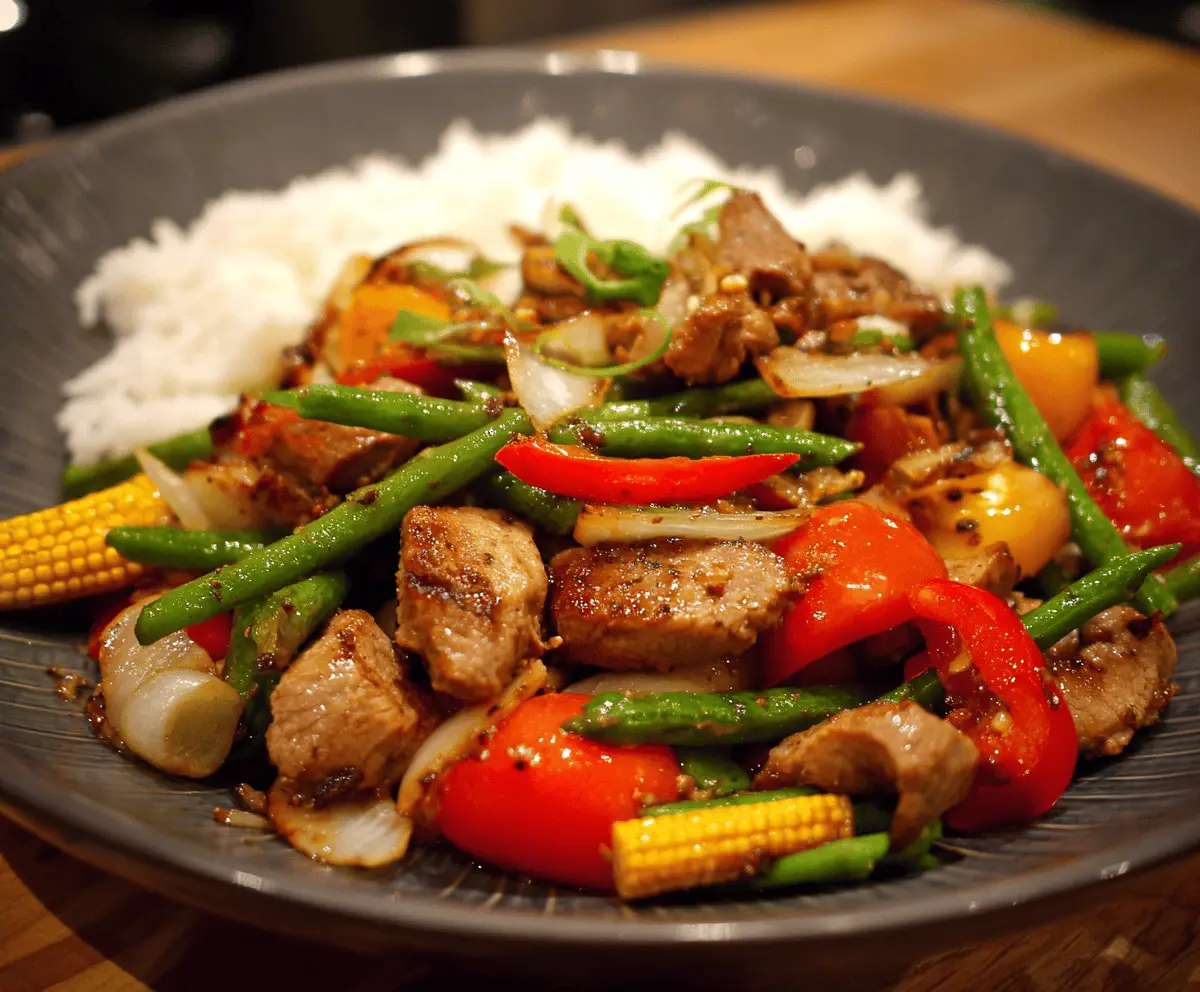 Pork Tenderloin Stir-Fry