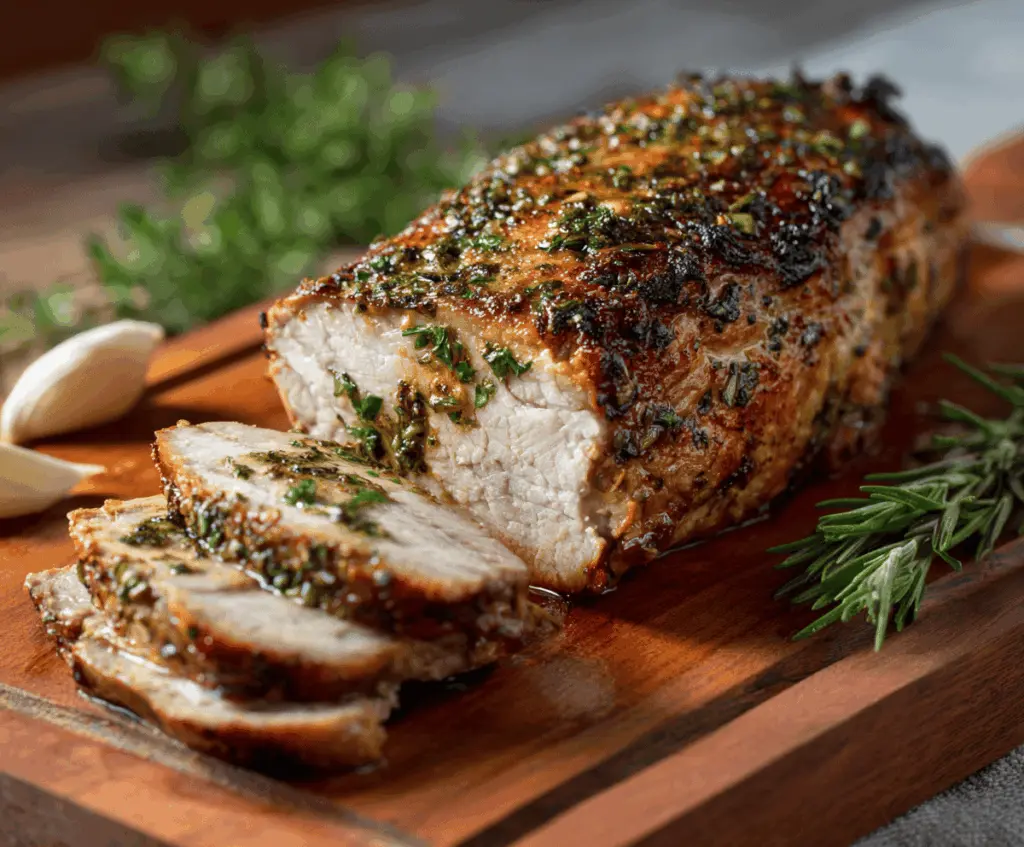 Garlic Herb Pork Roast