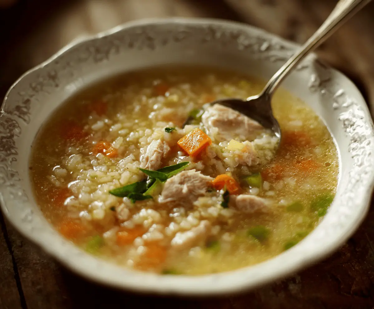 Turkey and Rice Soup