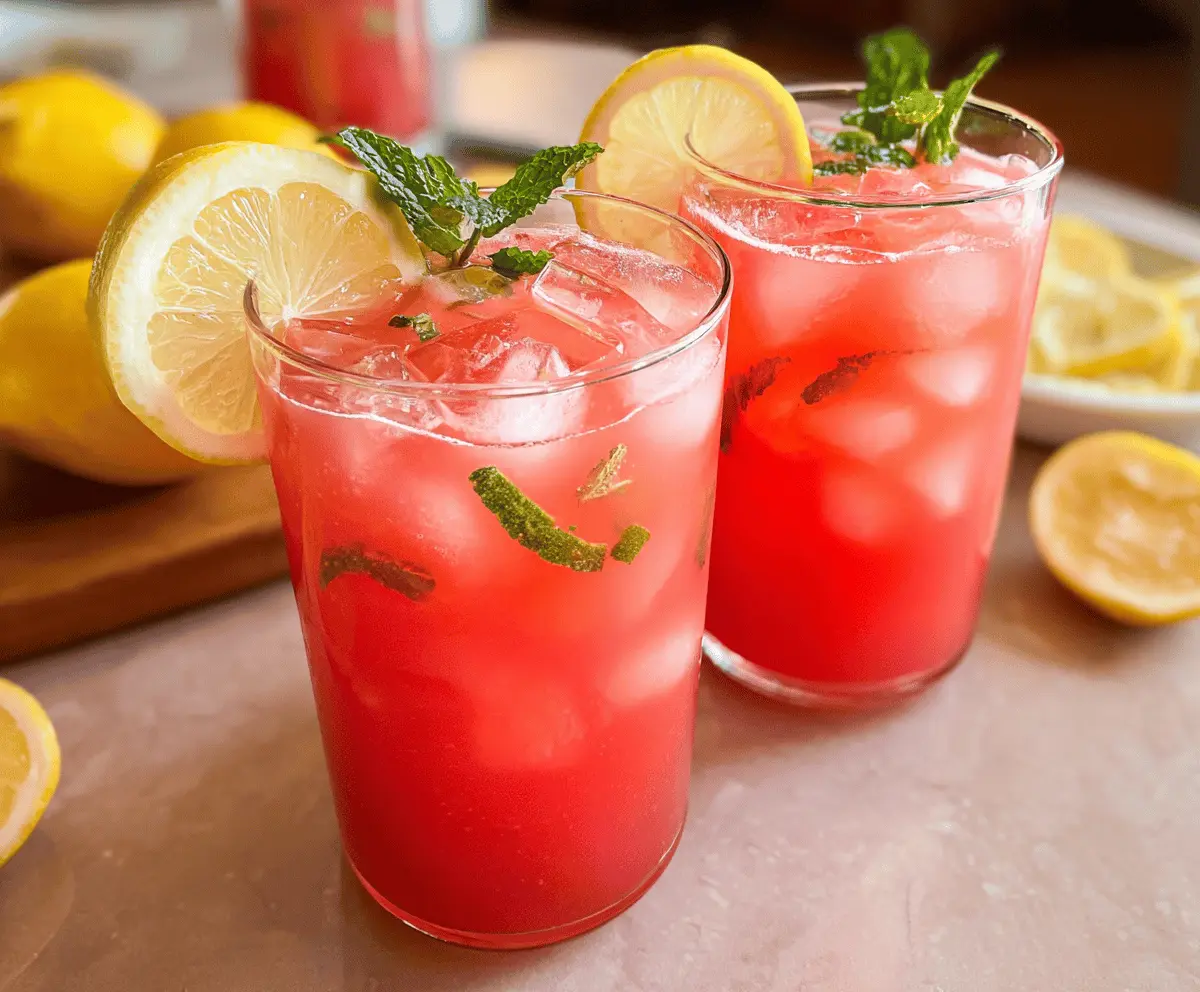 Refreshing Watermelon Lemonade Recipe