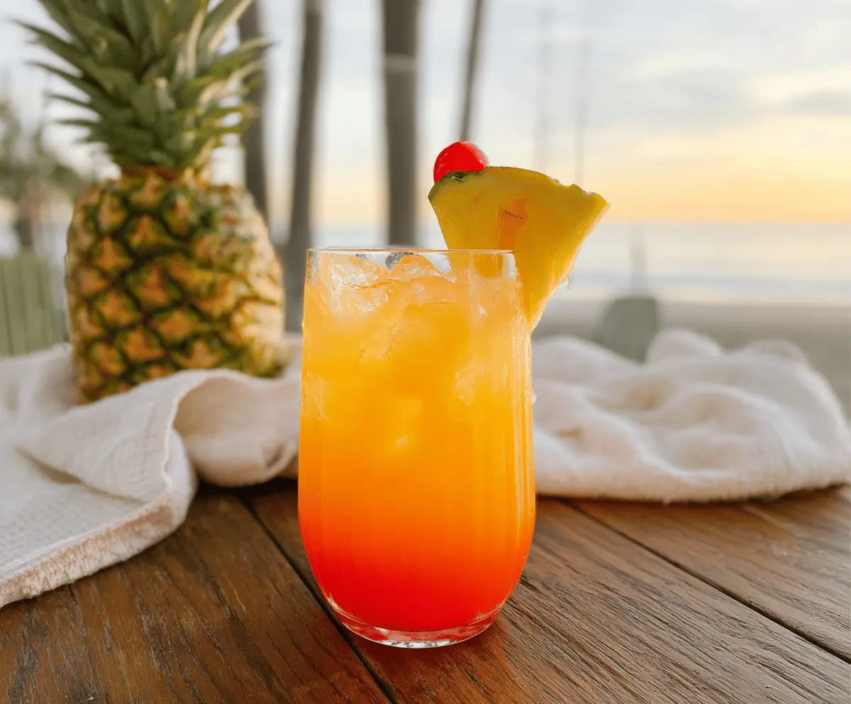 Easy Malibu Sunset Cocktail Recipe